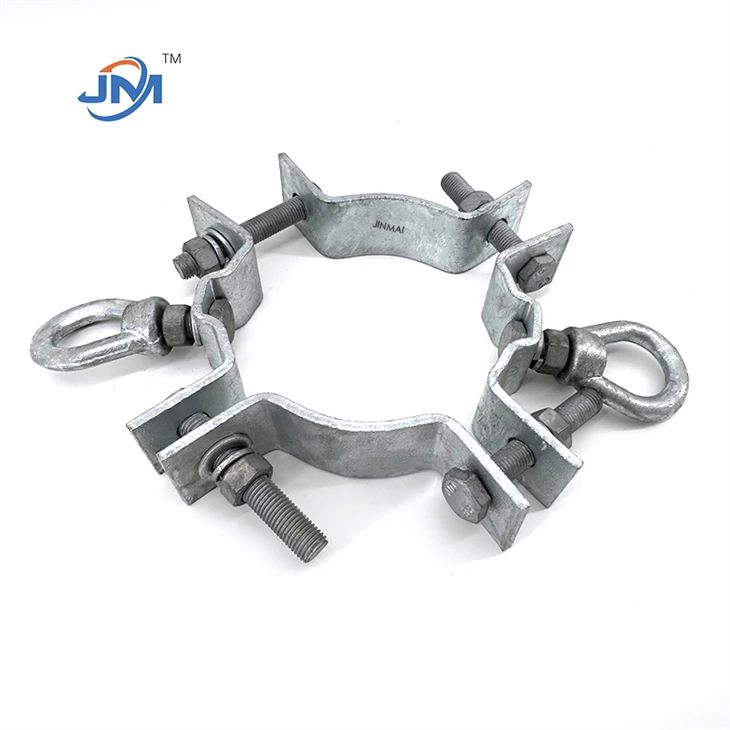 Hot Dip Galvanized Pole Band Pemasangan Pemasangan