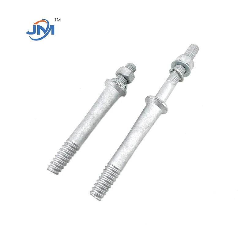 Hot - Dip Galvanizing Steel Pin/Insulator Spindle