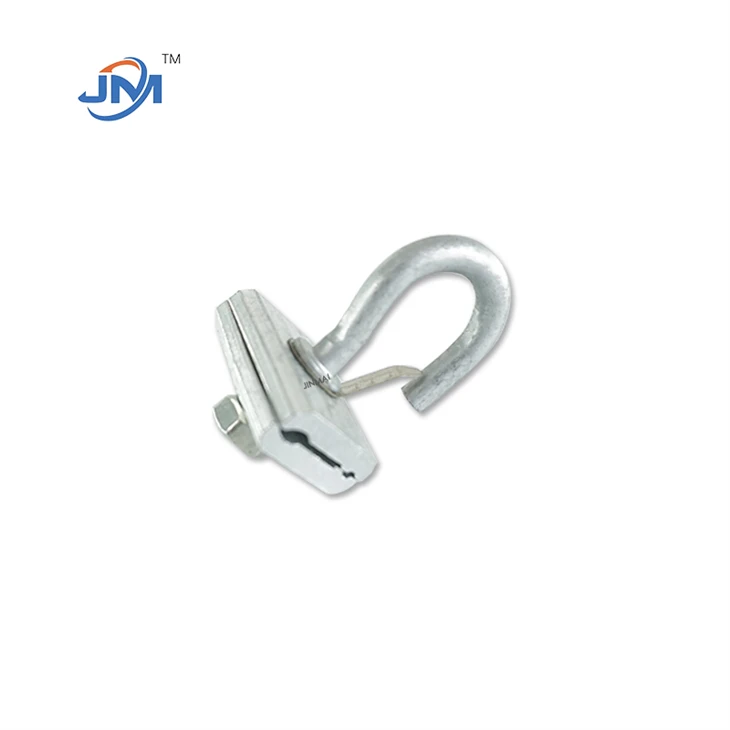 Ftth span clamp serat cangkuk cangkuk cangkuk - jenis pengapit dawai/splint