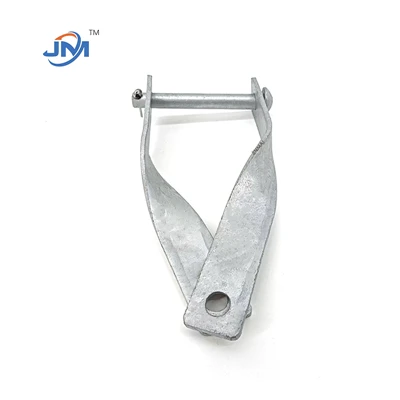 Hot Dip Galvanized Steel Twisted Tali Clevis untuk Aksesori Line Head