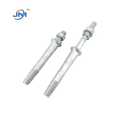 Hot - Dip Galvanizing Steel Pin/Insulator Spindle