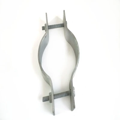Hot Dip Pole Band Galvanized Steel C Stand Mounding Clamps Steel